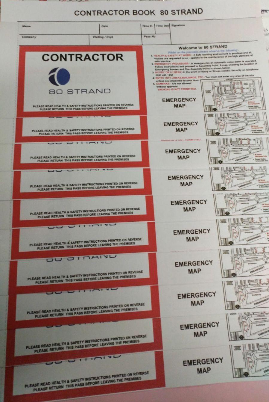 One-write book contractor