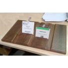 Badge Display Tray - Large Wood